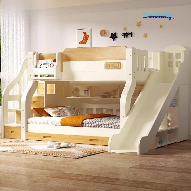 Loft Double Bed With Stairs Fr - đánh giá và giá King Size Bed Frame With Storage Drawers