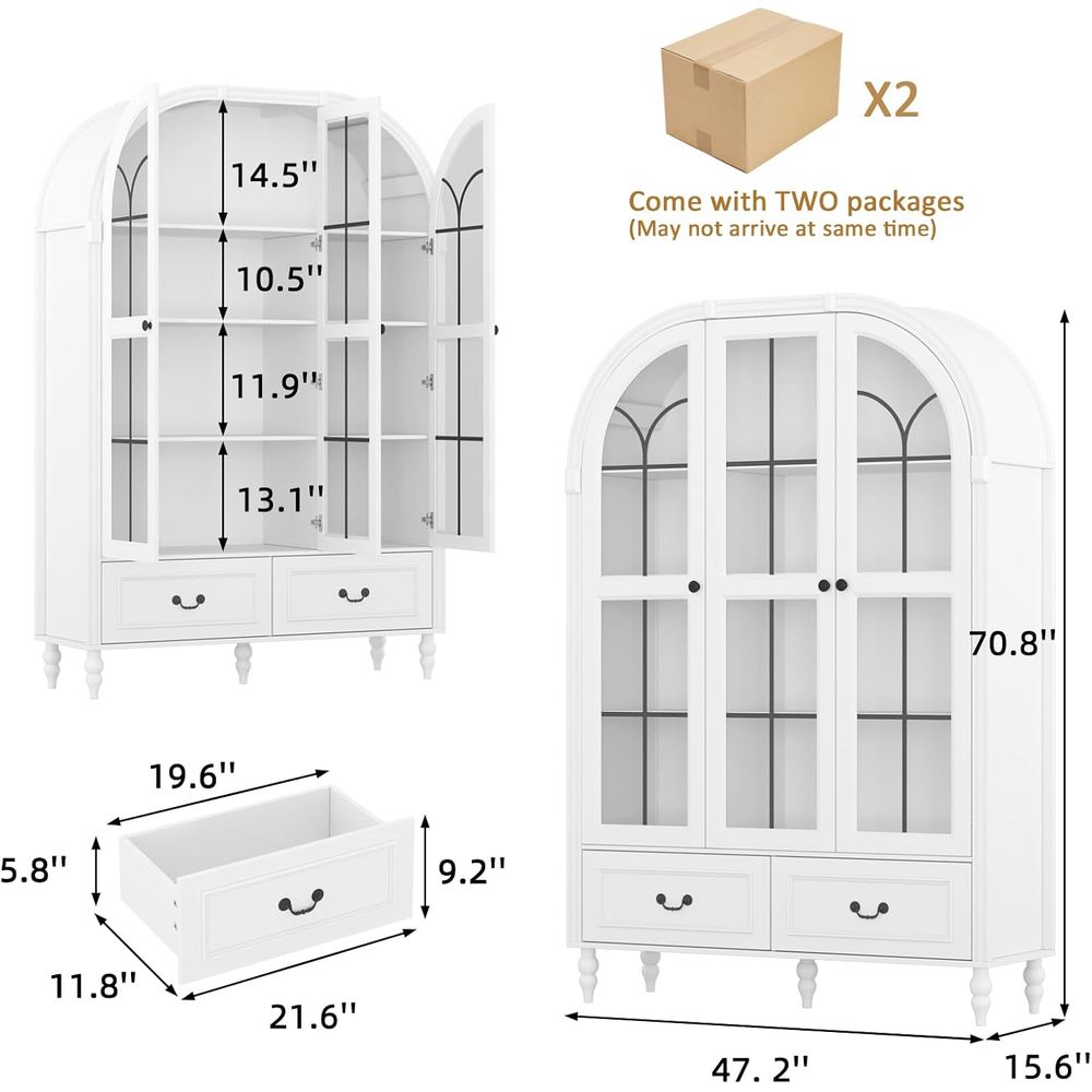 70.8'' Tall Arched Kitchen Pan - đánh giá và giá Storage