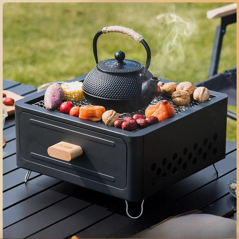 Portable Charcoal BBQ Grill Sq - đánh giá và giá Outdoor Furniture