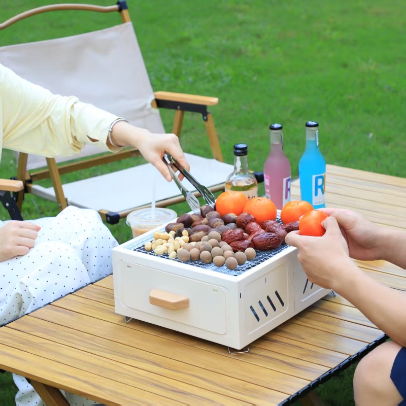 Portable Charcoal BBQ Grill Sq - đánh giá và giá Outdoor Furniture