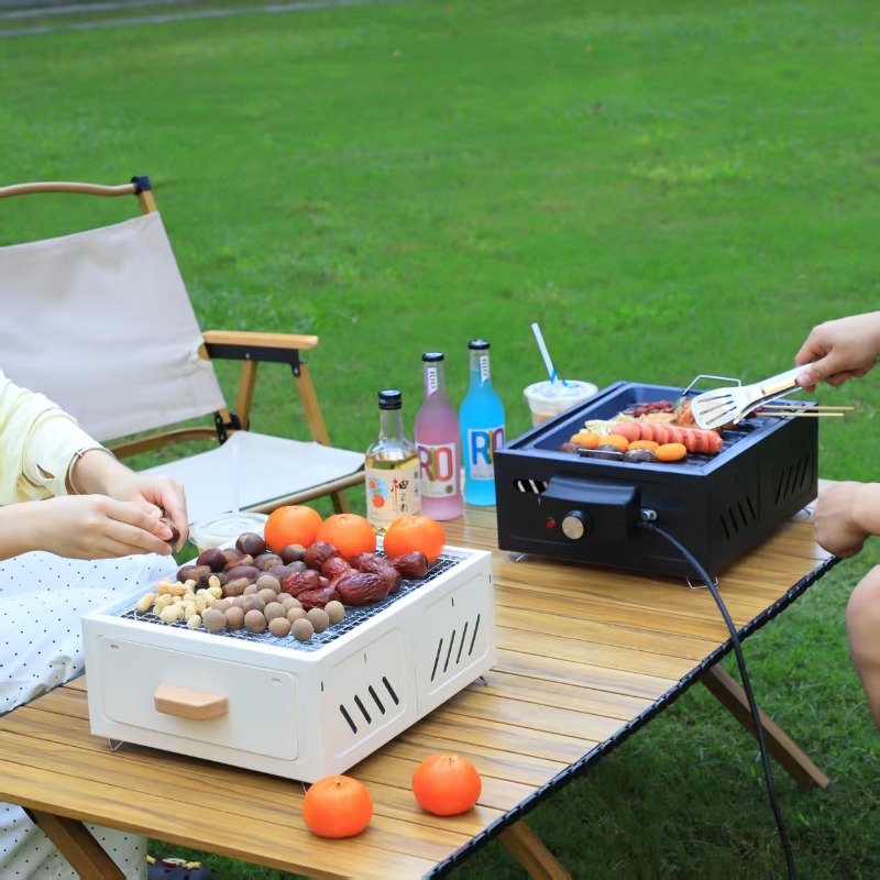 Portable Charcoal BBQ Grill Sq - đánh giá và giá Outdoor Furniture