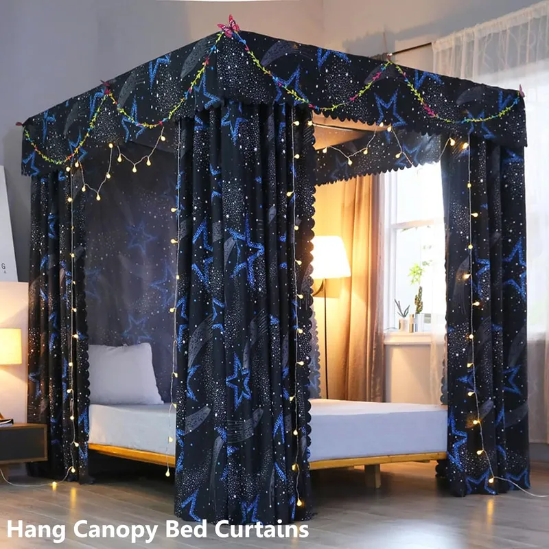Premium Canopy Bed Frame Post  - đánh giá và giá Canopy Bed Frame Metal Queen