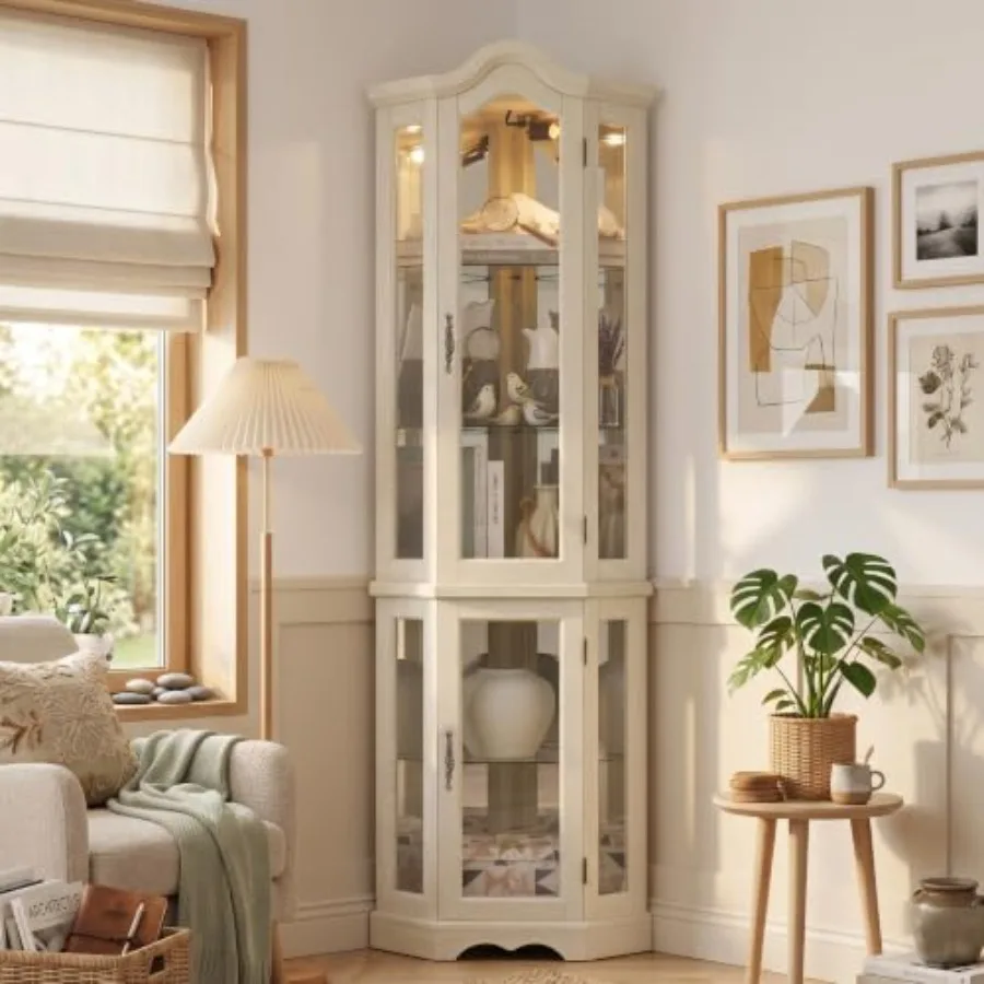 Corner curio cabinet for bar a - đánh giá và giá Storage