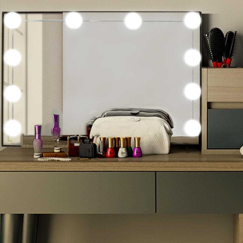 1Set LED Makeup Mirror Front L - đánh giá và giá Dressing Table Vanity With Lighted Mirror
