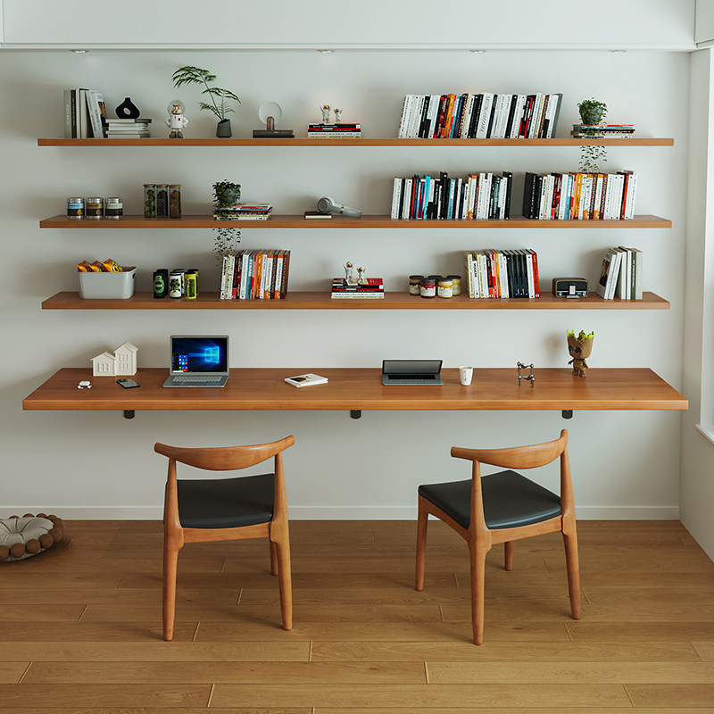 Nordic Solid Wood Desk with Bo - đánh giá và giá Bedroom Furniture
