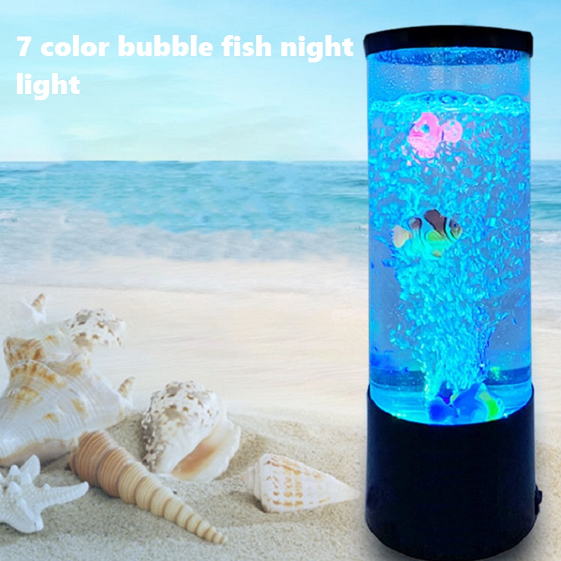 LED Fish Lamp Ambient Night Li - đánh giá và giá Floating Nightstand With Led Light