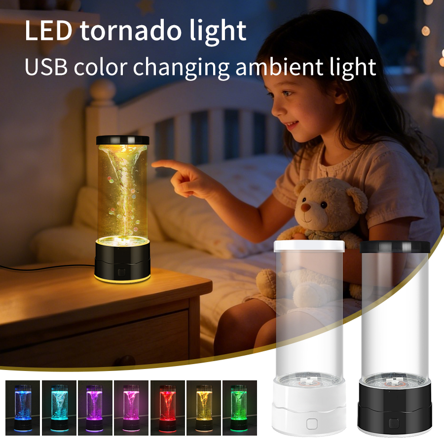 Creative LED Tornado Night Lig - đánh giá và giá Floating Nightstand With Led Light