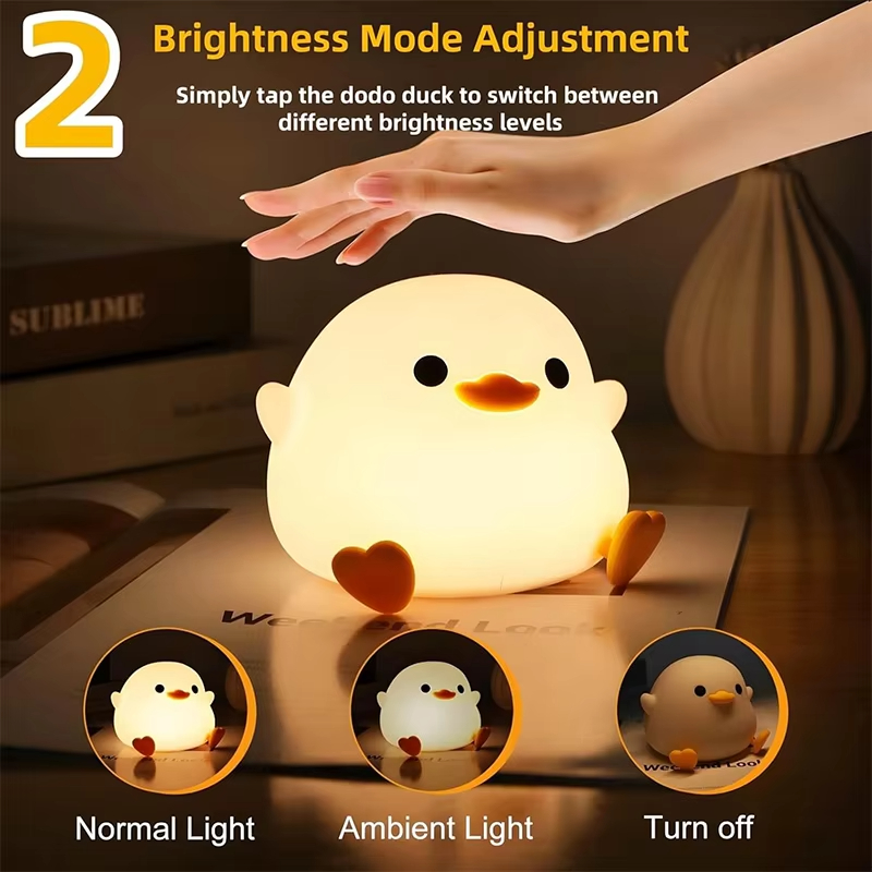 LED Night Light Cute Duck Cart - đánh giá và giá Floating Nightstand With Led Light