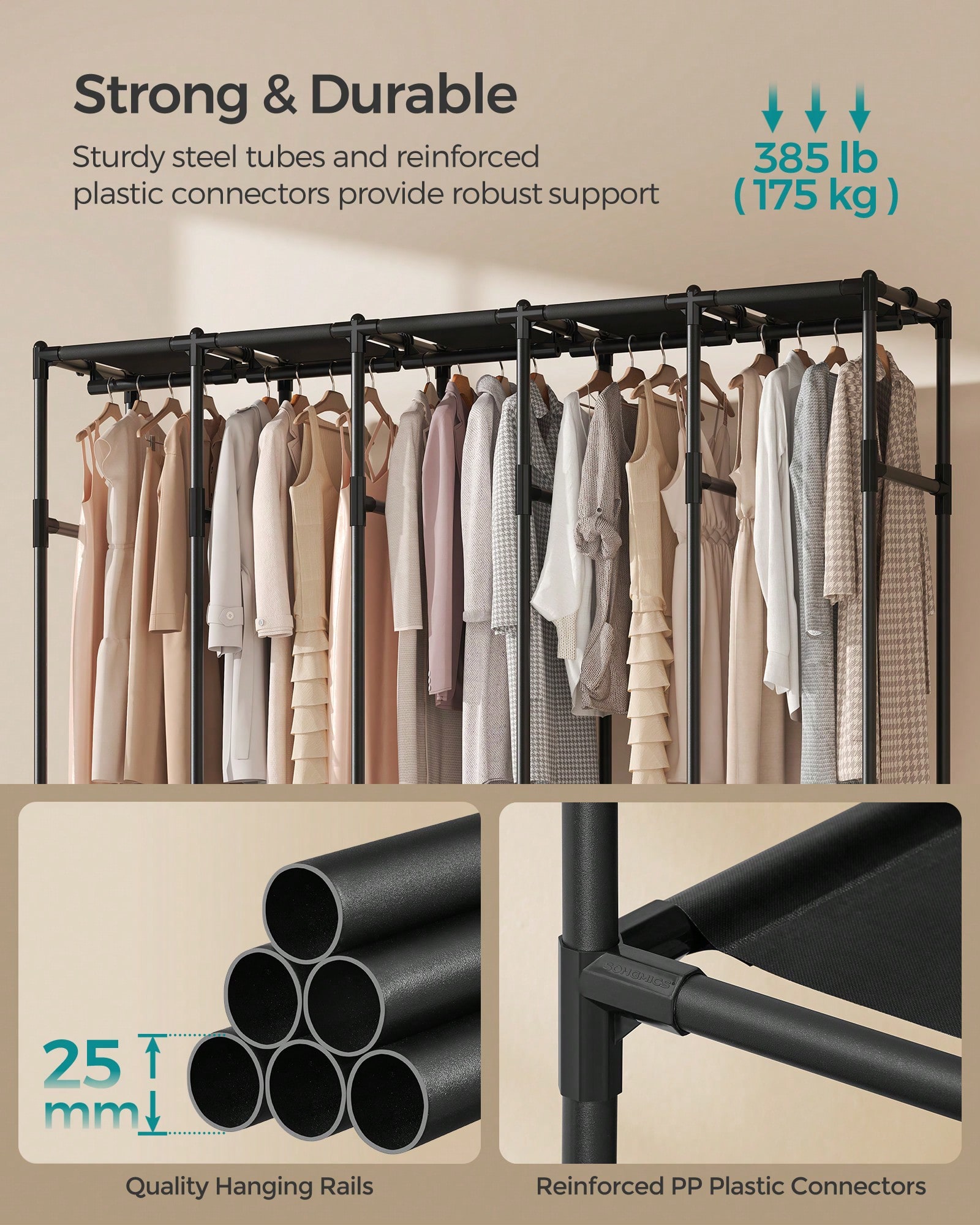 Heavy Duty Portable Wardrobe C - đánh giá và giá Wardrobe Closet Portable Fabric Cover